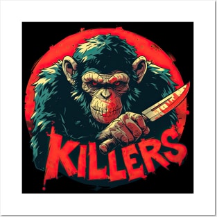 Killers Iron Maiden monkey Posters and Art